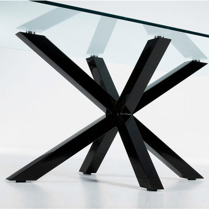 Mesa comedor rectangular cristal