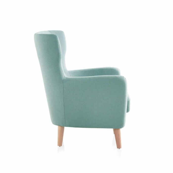 Sillon respaldo alto verde