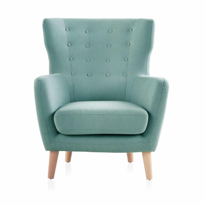 Sillon respaldo alto verde