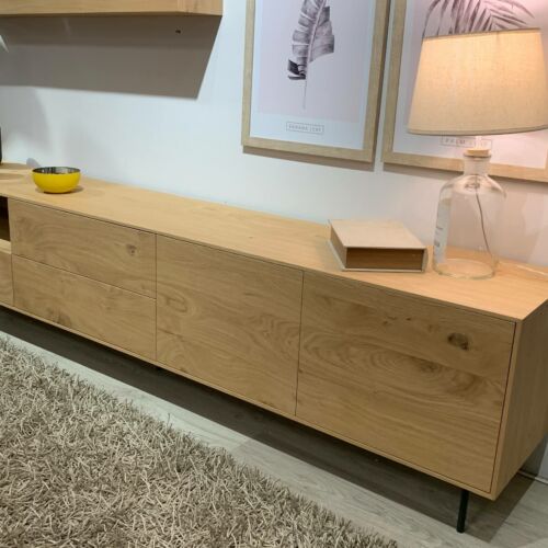 Mueble tv nordico chapa natural