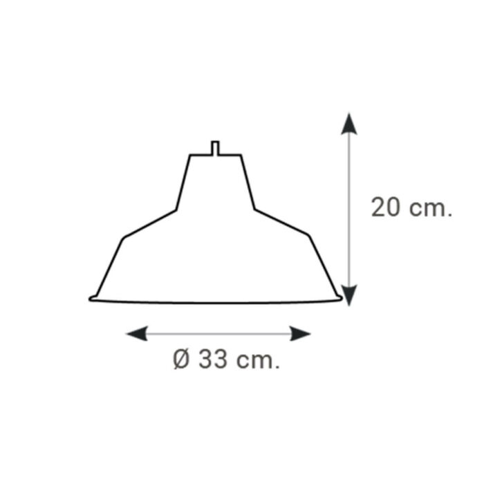 Lampara techo metalica varios colores