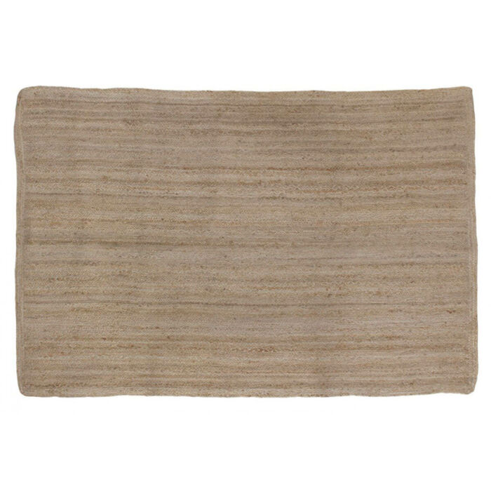 Alfombra rectangular yute natural