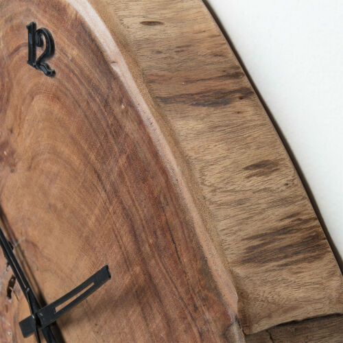 Reloj madera maciza acacia