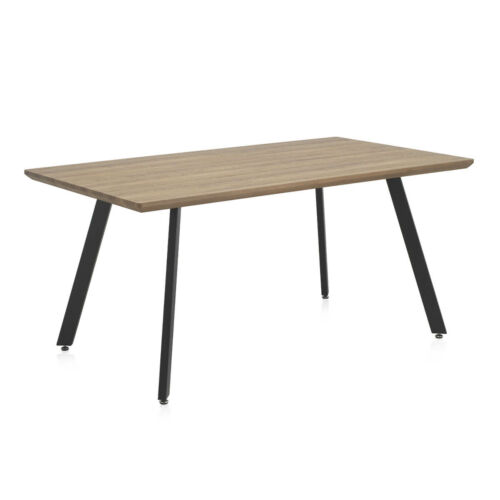 Mesa efecto madera roble 160cm