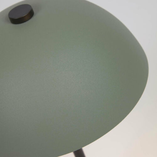 Lampara mesa metal con acabado verde