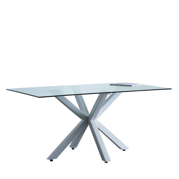 Mesa comedor fija cristal 160cm