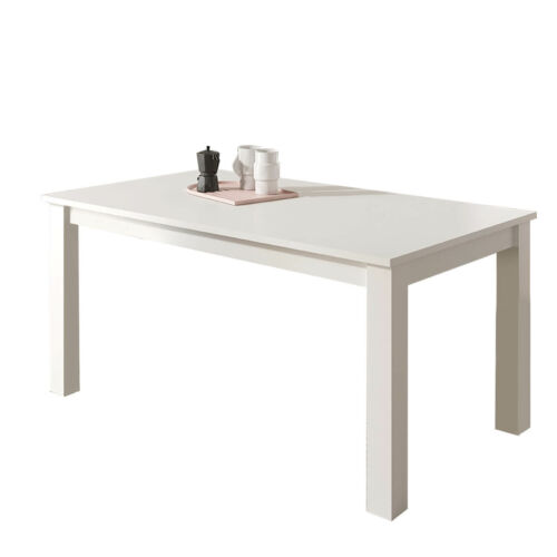 Mesa comedor rectangular blanca