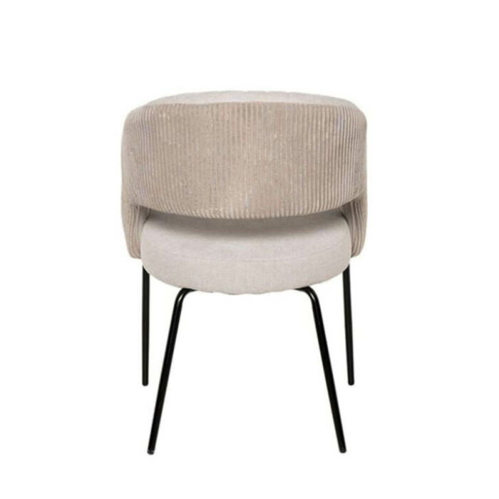 Silla tapizada beige