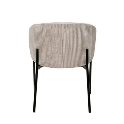 Silla dos tejidos beige