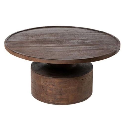 Mesa centro madera mango 80cm