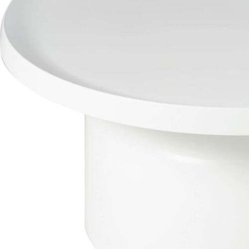 Mesa de centro diseño lacado blanco