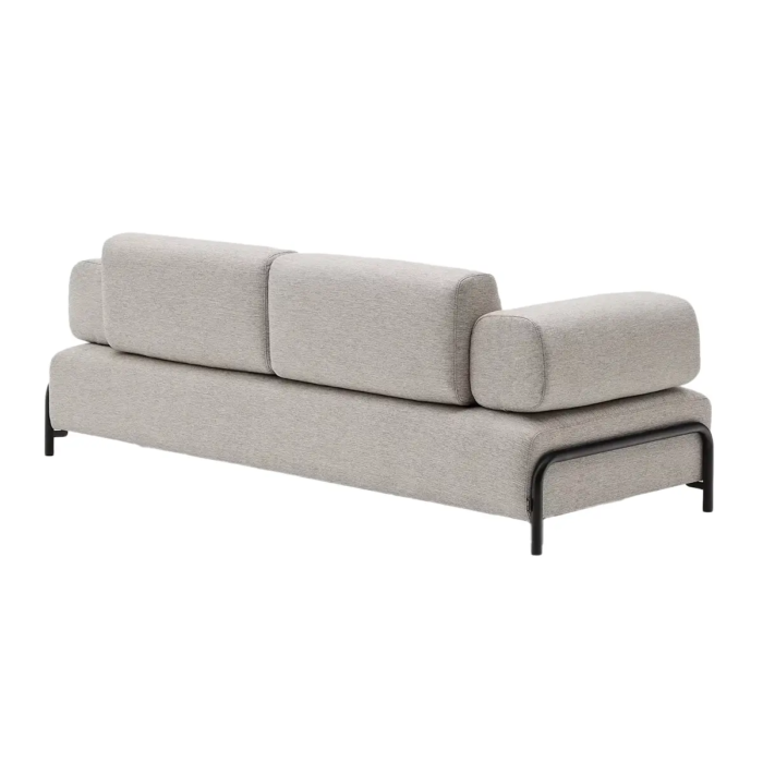 Sofá GRANGER. Sofá beige grisáceo 3 plz 232cm - Imagen 2