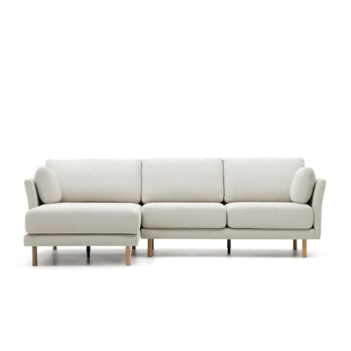 Sofá chenilla chaise longue 260cm