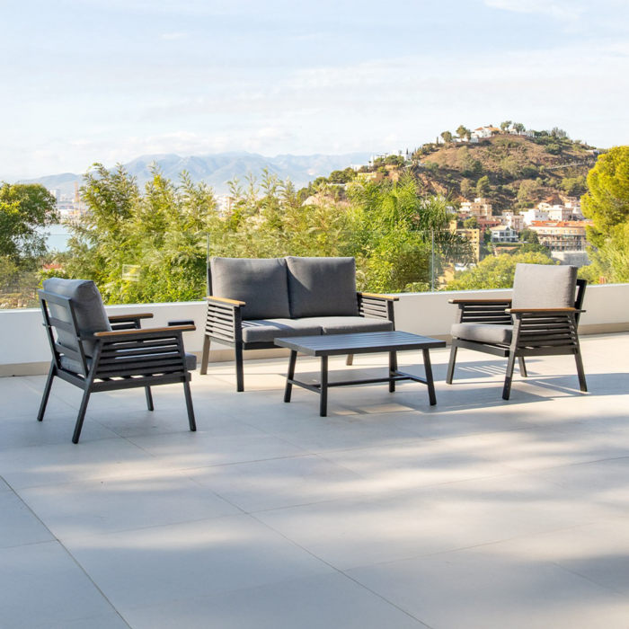 Conjunto exterior antracita 2 LUA