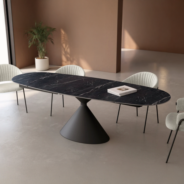 Mesa comedor extensible giratoria. GIROTTA - Imagen 2