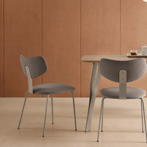 silla asiento y respaldo curvado AMBRETTA