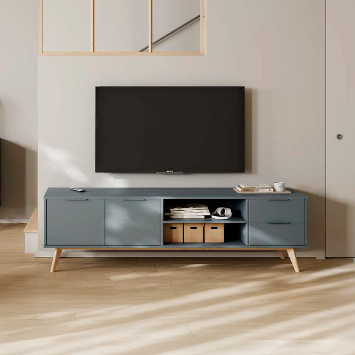 mueble tv pino 180cm BRISKET