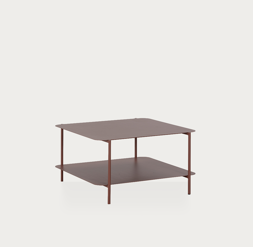 Mesa centro Trix 70*73,4cm terracota