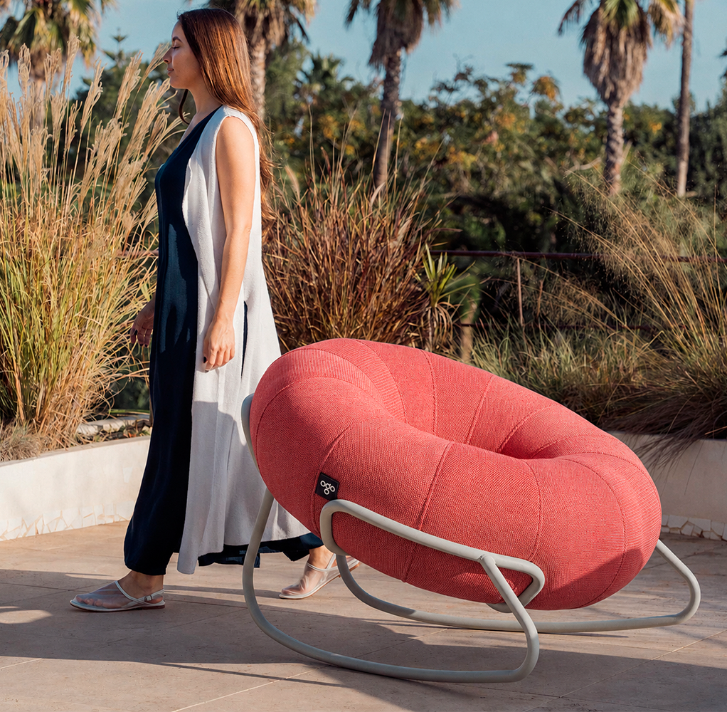 Mecedora Donut exterior coral 66*98*90cm Mecedora Donut exterior coral 66*98*90cm