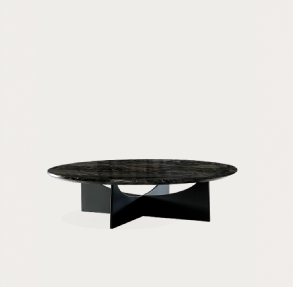 Mesa de centro sobre vidrio 120cm