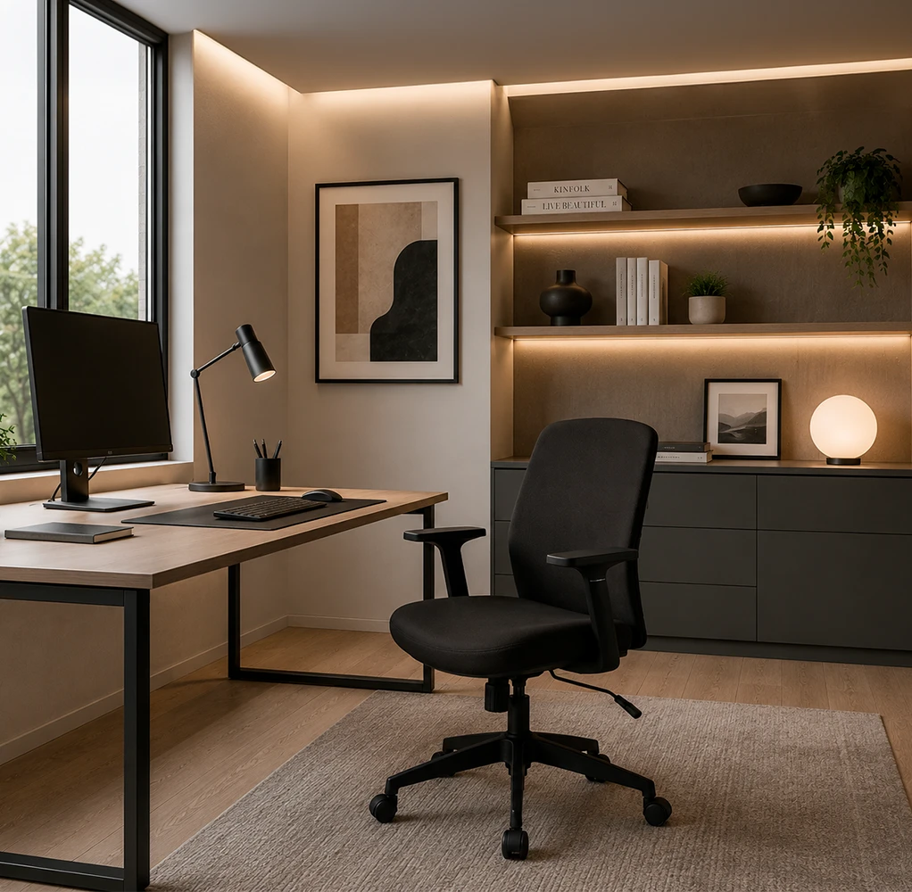 Silla oficina Bonne negro