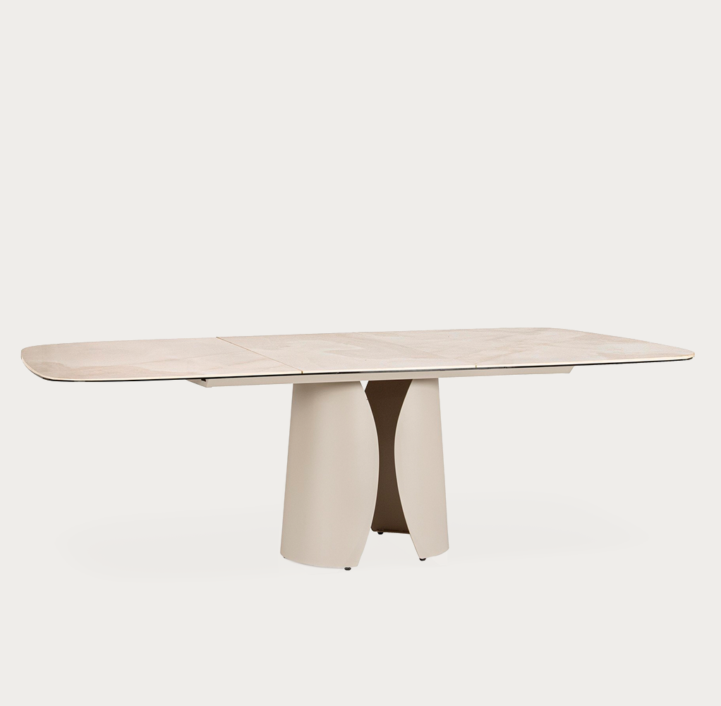 Mesa extensible 180(240)*95cm beige