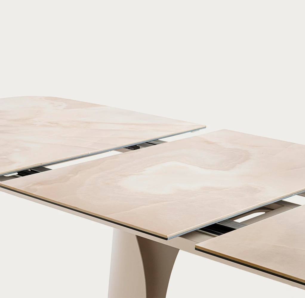 Mesa extensible 180(240)*95cm beige