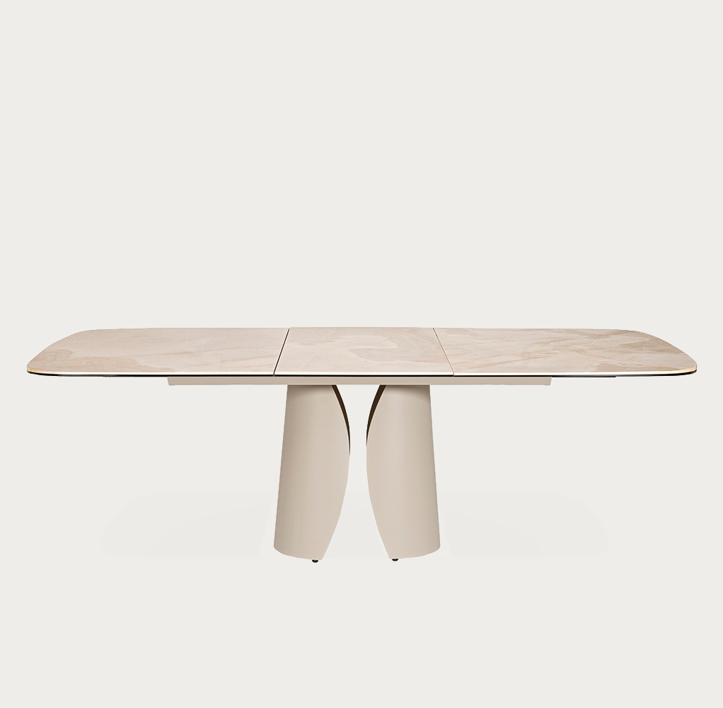 Mesa extensible 180(240)*95cm beige