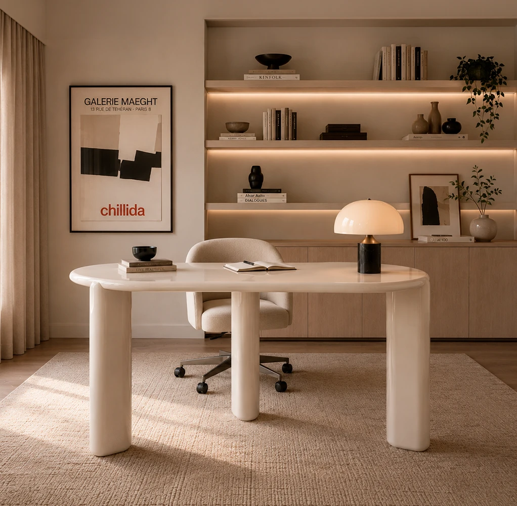 Escritotio Lia crema 168cm
