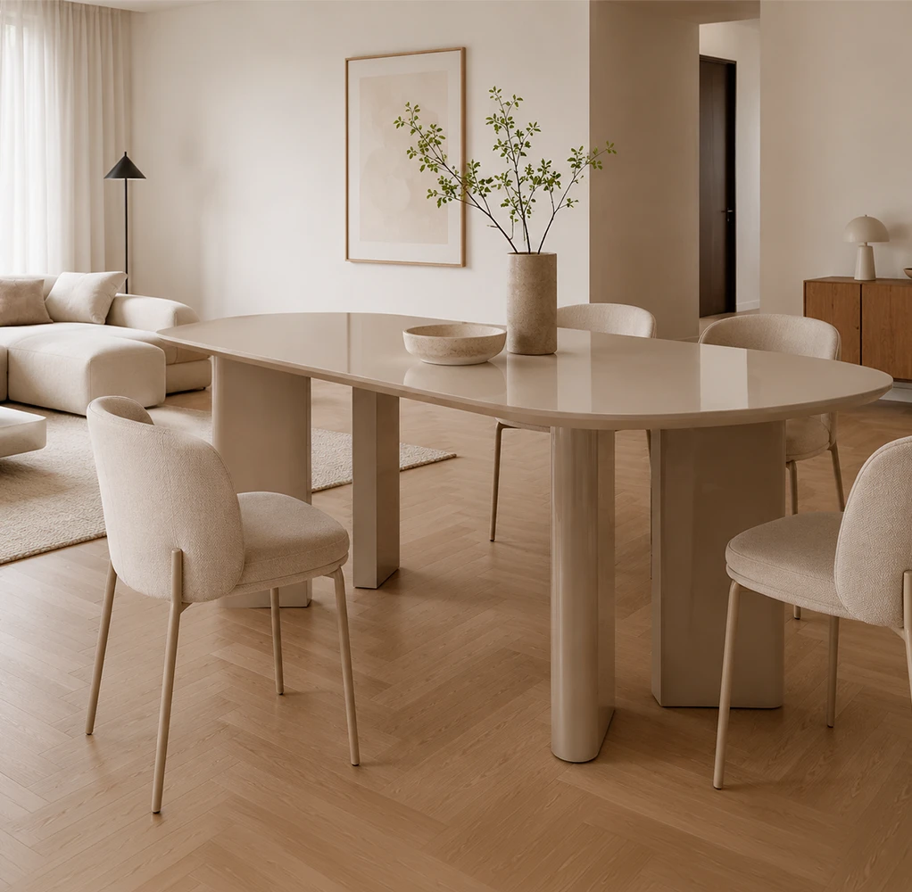 Mesa comedor piedra 160cm