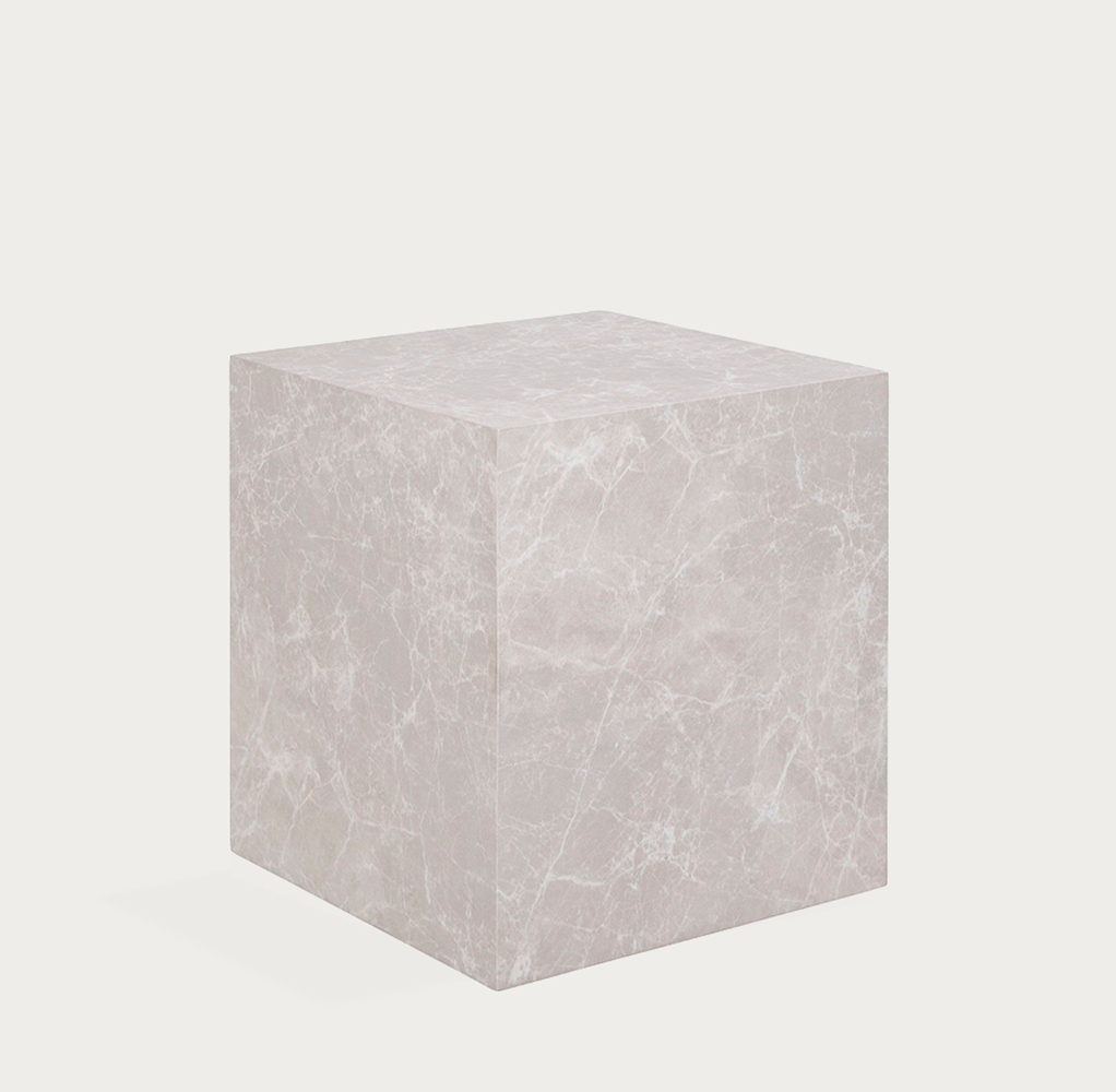 Mesa auxiliar mármol 40cm