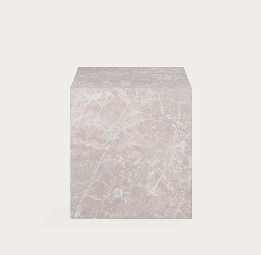 Mesa auxiliar mármol 40cm